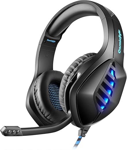 Cosmic Byte GS430 Gaming wired over ear Headphone, 7 Color RGB LED and Microphone
