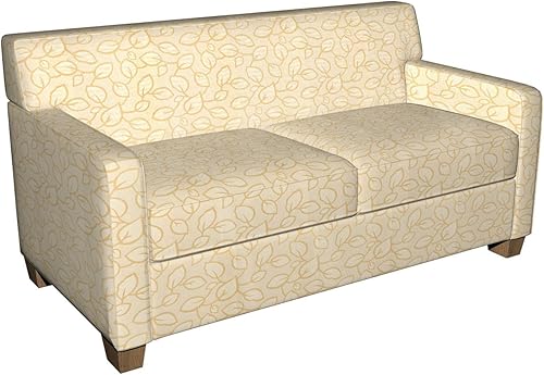 Miniatura 2 de B0000D Gold - Tela de tapicería contemporánea con hojas a gran escala por The Yard- Liquidación