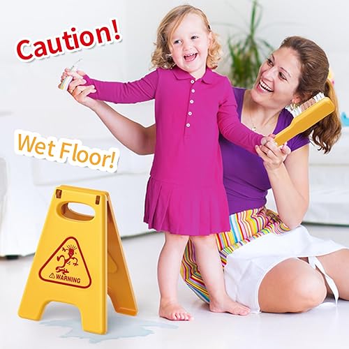 Miniatura 15 de Juego de limpieza para niños pequeños, juego educativo de 10 piezas, incluye aspiradora para niños que realmente funciona con luces y bajo ruido