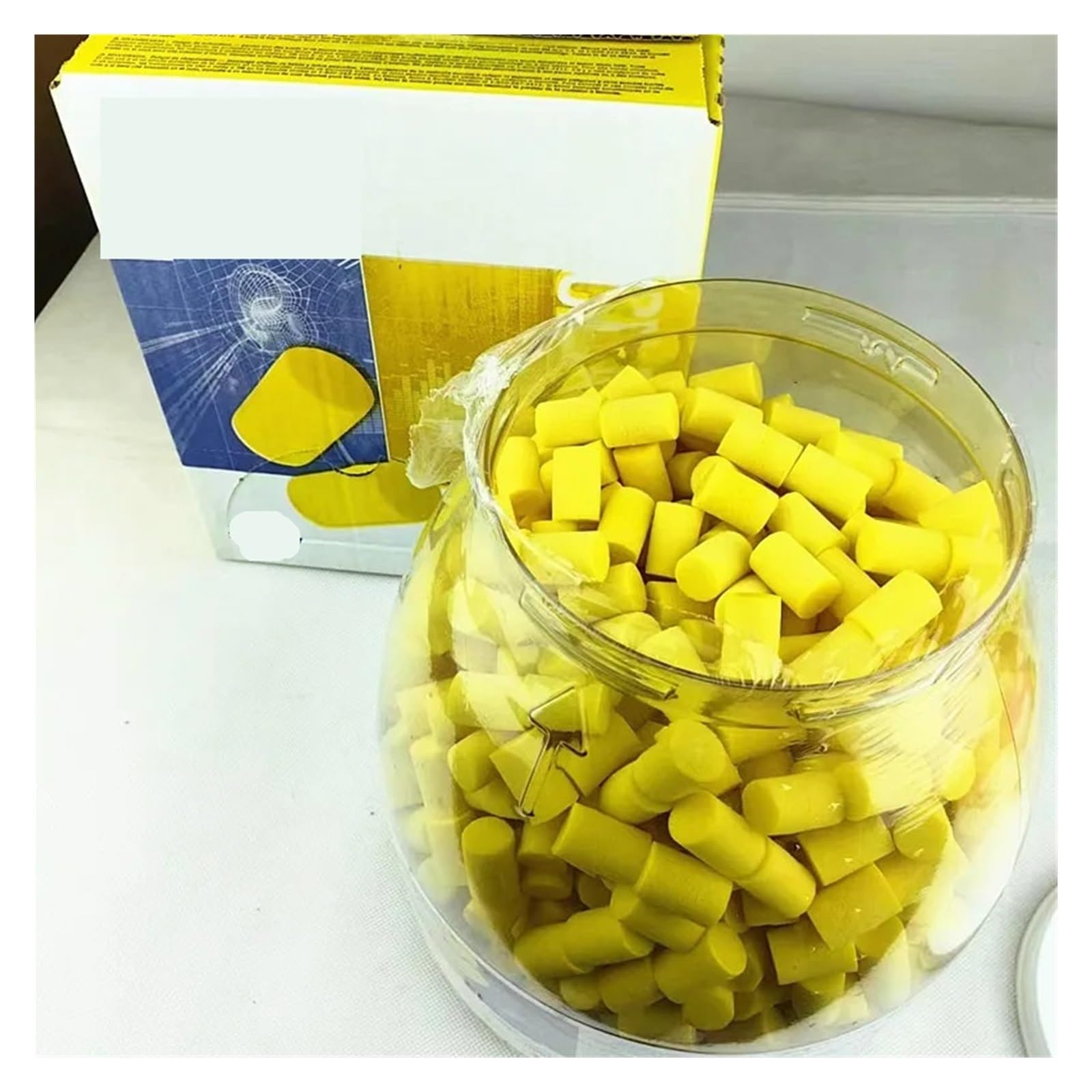 Tapones Oidos Antirruido Clásico Pequeño for Dormir Niños Mujeres Amarillo(100pair)