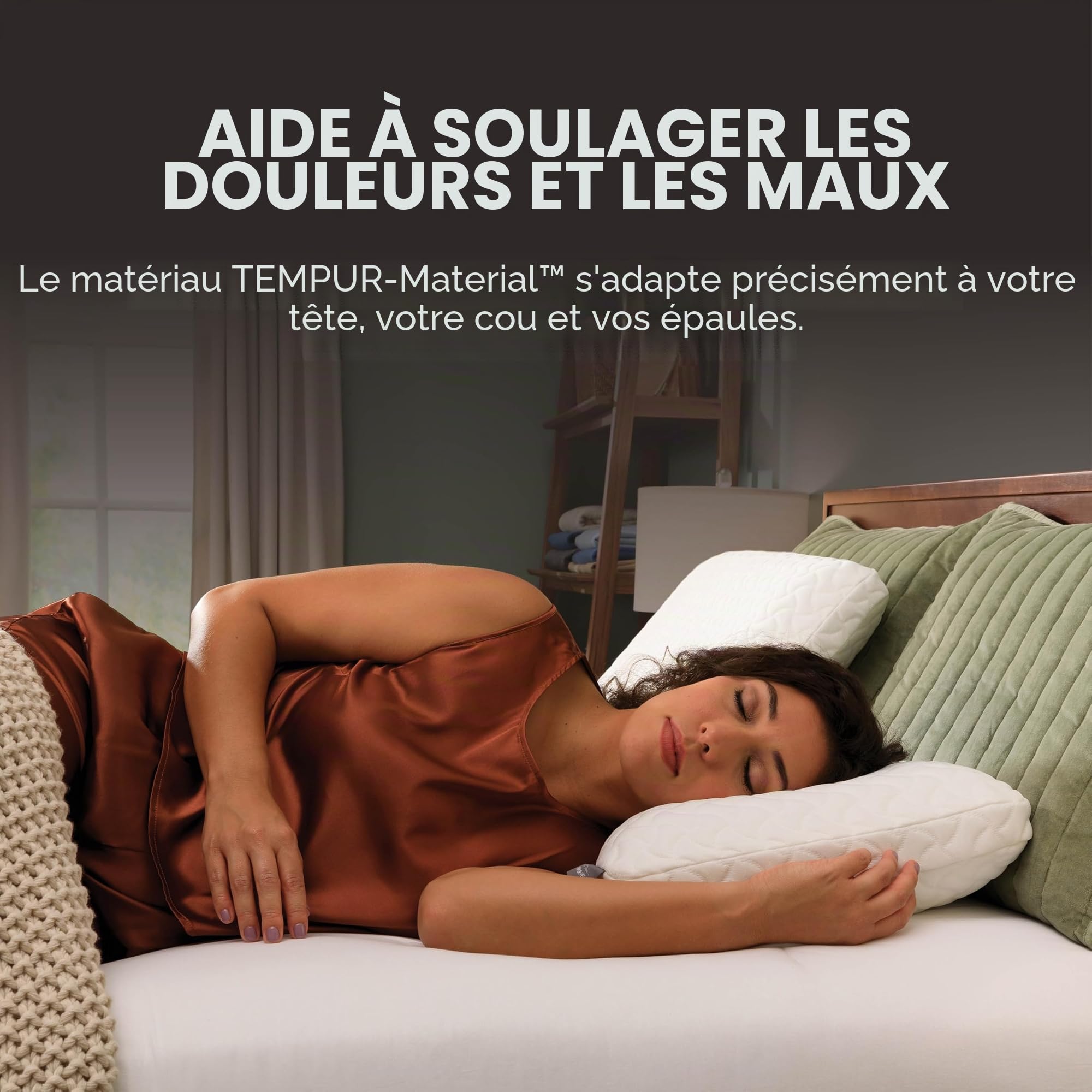 TEMPUR-Pedic Tempur-Cloud Oreiller pour Dormir, Mousse à mémoire de Forme, Blanc, Standard (1 pièce)