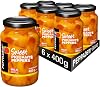 Peppadew Peppers, Mild Whole Yellow Piquanté Peppers, Vegan, Gluten Free, Sweet Spice, Perfect for Tapas Dishes, Bar Snacks and Nibbles, Pack of 6 Jars x 400 g