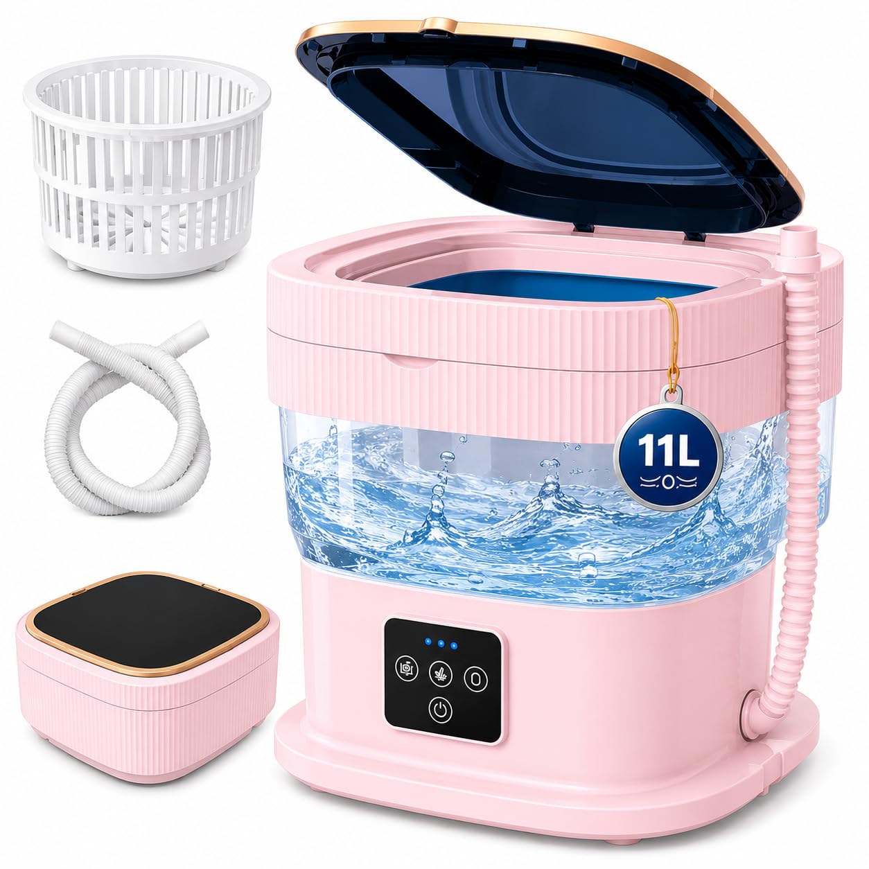 PoRtAbLe mInI WaShInG MaChInE FoR ClOtHeS | CoMpAcT WaShEr fOr bAbY ClOtHeS, tRaVeL & SmAlL LaUnDrY LoAdS T13-picture-19