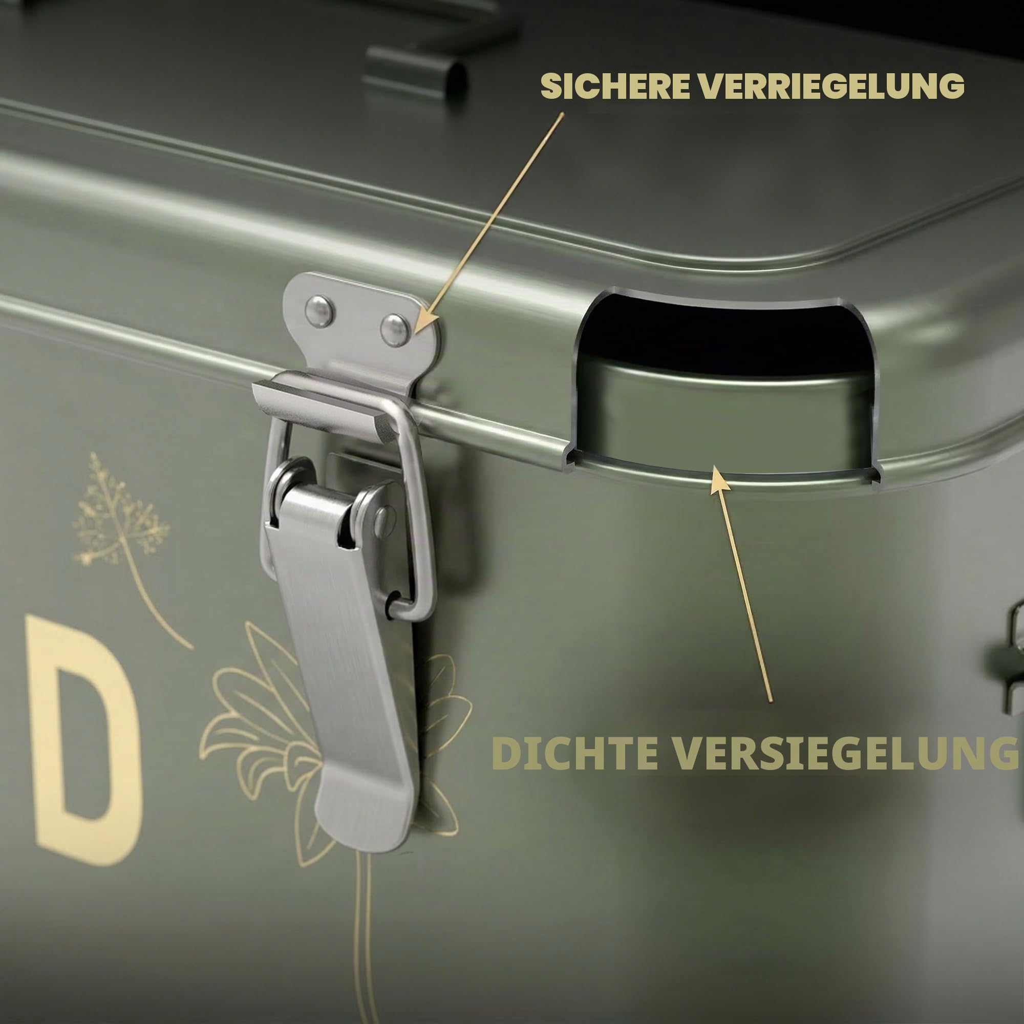 Orionstar Saatgut-Aufbewahrungs-Organizer, Samen-Sparbox aus Metall mit 30 Pflanzenetiketten und 30 Samenumschlägen