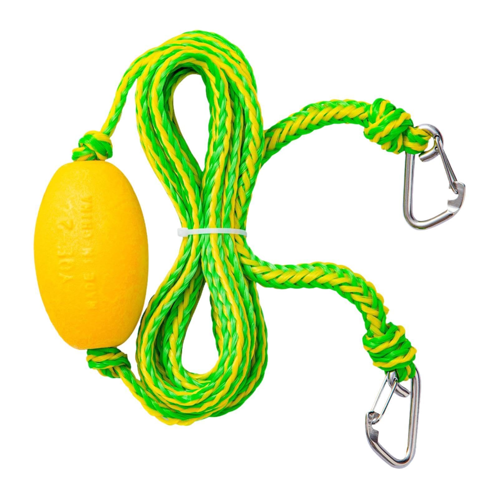 Corda Traino Kayak Galleggiante per Boa Ancoraggio Fune Traino Deriva Kayak Corda Ancoraggio Accessori Imbarcazione con Aggancio Rapido in PVC