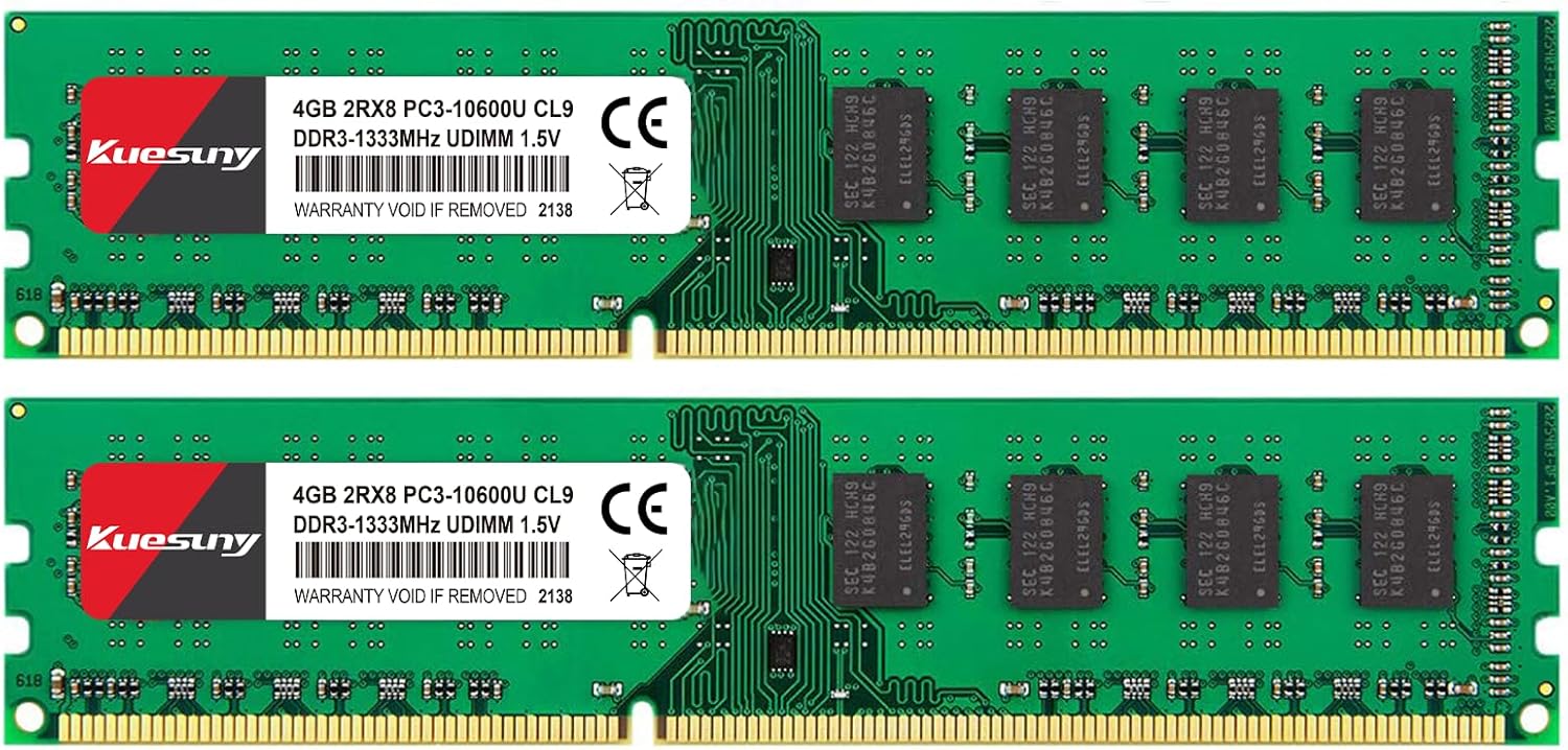 Kuesuny Kit 8 GB DDR3 Testado por 7 dias para home office