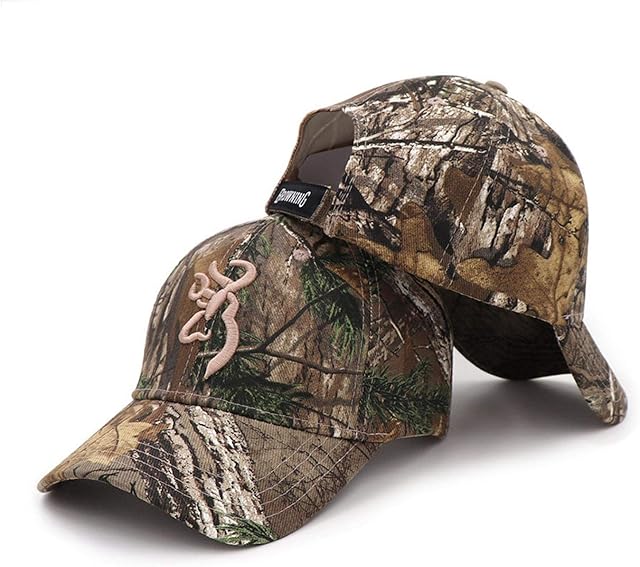 Schildeng Hunting Camouflage Cap for Outdoor Camping, Baseball Cap Browning Baseball Cap Fishing Caps Men Outdoor Hunting Camouflage Jungle Hat Airsoft Tactical Hiking Camo Casquette Hats