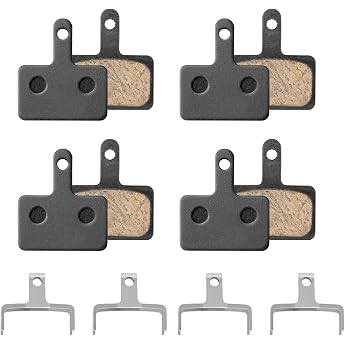 4 Pairs Brake Pads for Bicycle Bicycle Cycling Disc Brake Pads Resin Semi Metallic Replacement for Tektro A10.11 B01S.03S E10.11 P20.11 Aquila Auriga Orion Draco Gemini Set