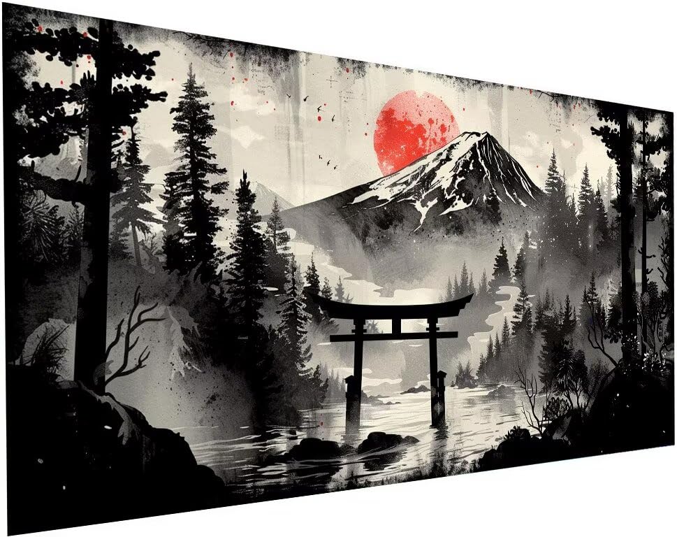 Arts diamond painting montagne 55x110 : Activité relaxante contre le stress