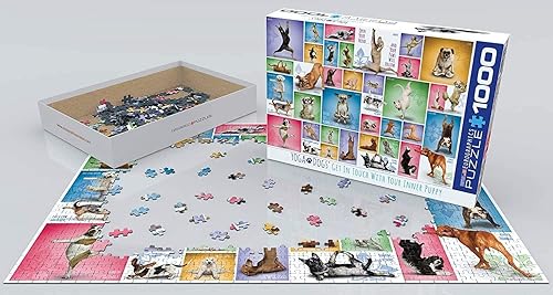 Miniatura 3 de Rompecabezas de 1000 piezas para perros de yoga