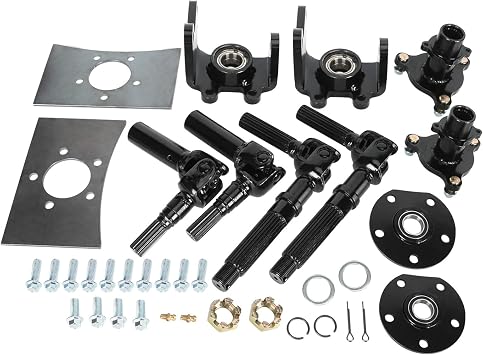 4 Wheel Drive Half Axle Assembly Front Suspension Kit for Electric ATV Quad Go Kart