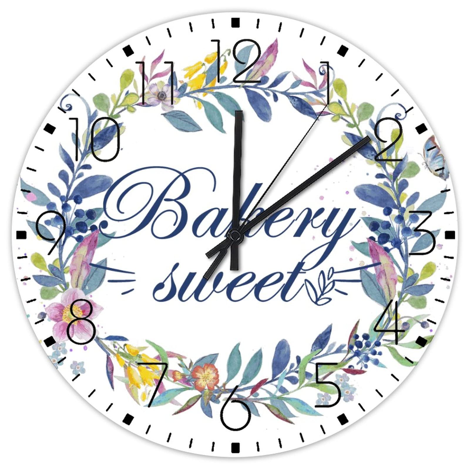 Horloge murale ronde vintage pour une décoration d'intérieur douce et chaleureuse de votre cuisine