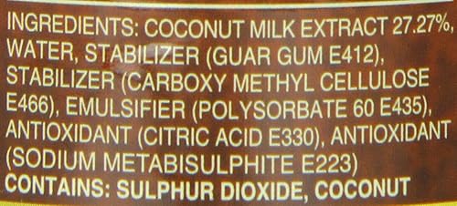 Miniatura 7 de MW Polar Leche de coco, Premium Lite 5% - 7%, 13.5 onzas (paquete de 12), leche de coco baja en grasa, perfecta para sopa, café, té y uso regular