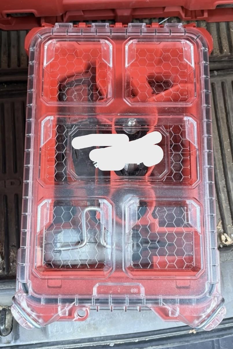 Organizer insert for Packout that fits M12 PEX Tool Compact Organizer Tool Accessory in RED