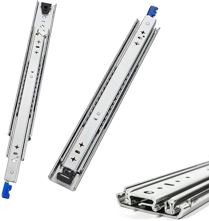 Guide Scorrevoli Per Cassetti Portata 45kg Estrazione Totale A Cuscinetto 43947531 - Foto 9