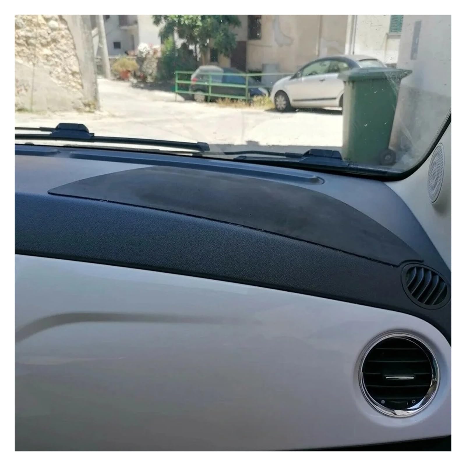 Housse Tableau De Bord Auto Tapis De Protection Anti-salissure Pour Tableau Bord Pour Fiat 500 Contre Les Imperfections Du Tapis Tableau(LHD)