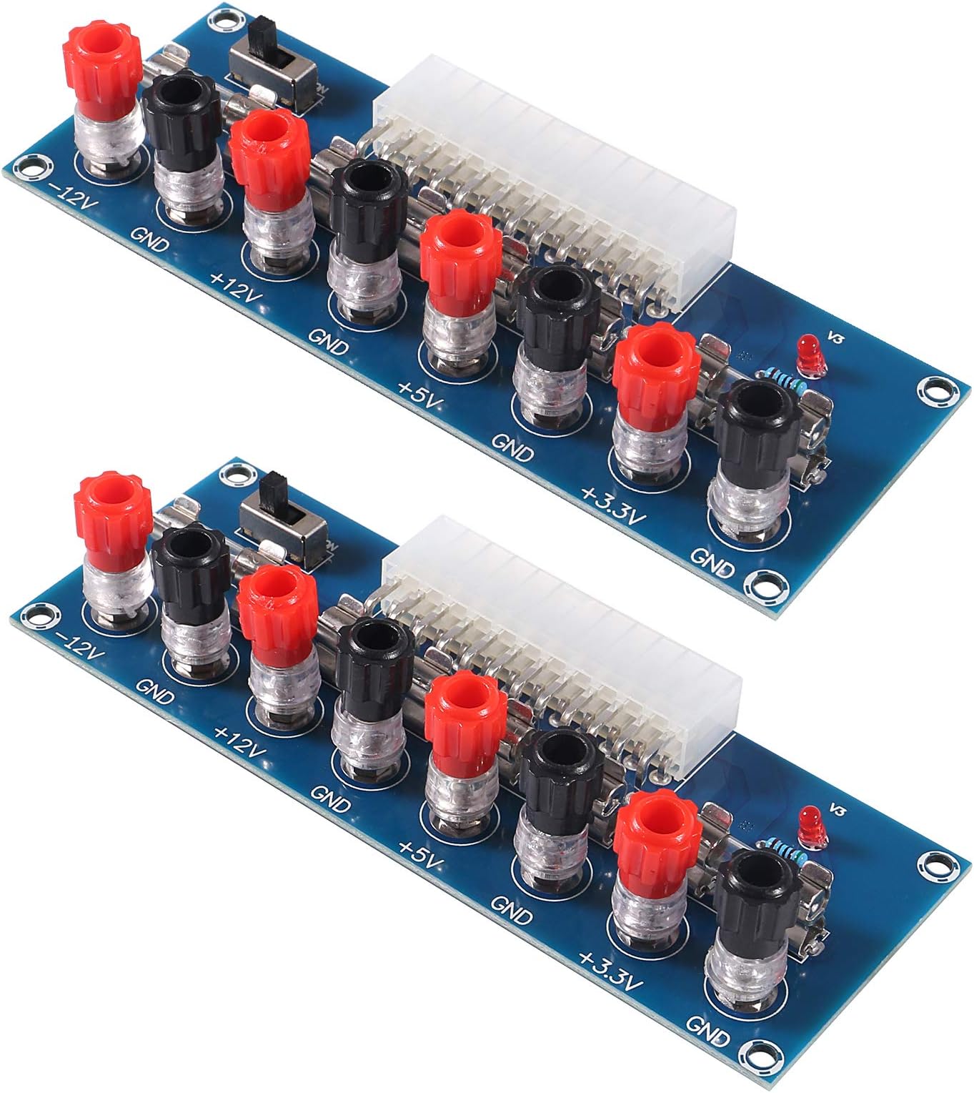 GeeekPi 24/20pin ATX DC Power Supply Breakout Board Module