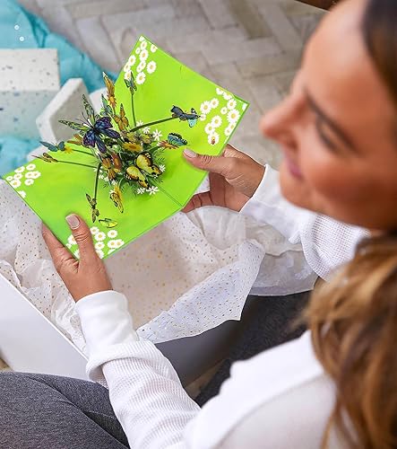 Miniatura 4 de Flying Butterflies - Tarjeta desplegable de mariposa 3D, tarjeta de cumpleaños de mariposa con diseño de mariposas para el día de San Valentín,