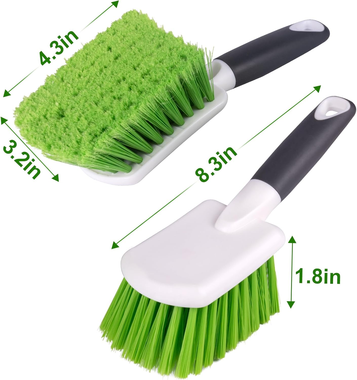 ITTAHO 2 Pack Car Wash Brush, Tire Brush for Cleaning Tires, Soft & Stiff Bristle Wheel Cleaner, Car Cleaning Supplies for Wheels, Rims, Carpet, Truck, SUV, Moto, RV, Motorcycle 4 ITTAHO 2 Pack Car Wash Brush, Tire Brush for Cleaning Tires, Soft & Stiff Bristle Wheel Cleaner, Car Cleaning Supplies for Wheels, Rims, Carpet, Truck, SUV, Moto, RV, Motorcycle