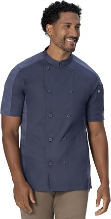 Chef Works Mens Mojave Short Sleeve Chef Coat