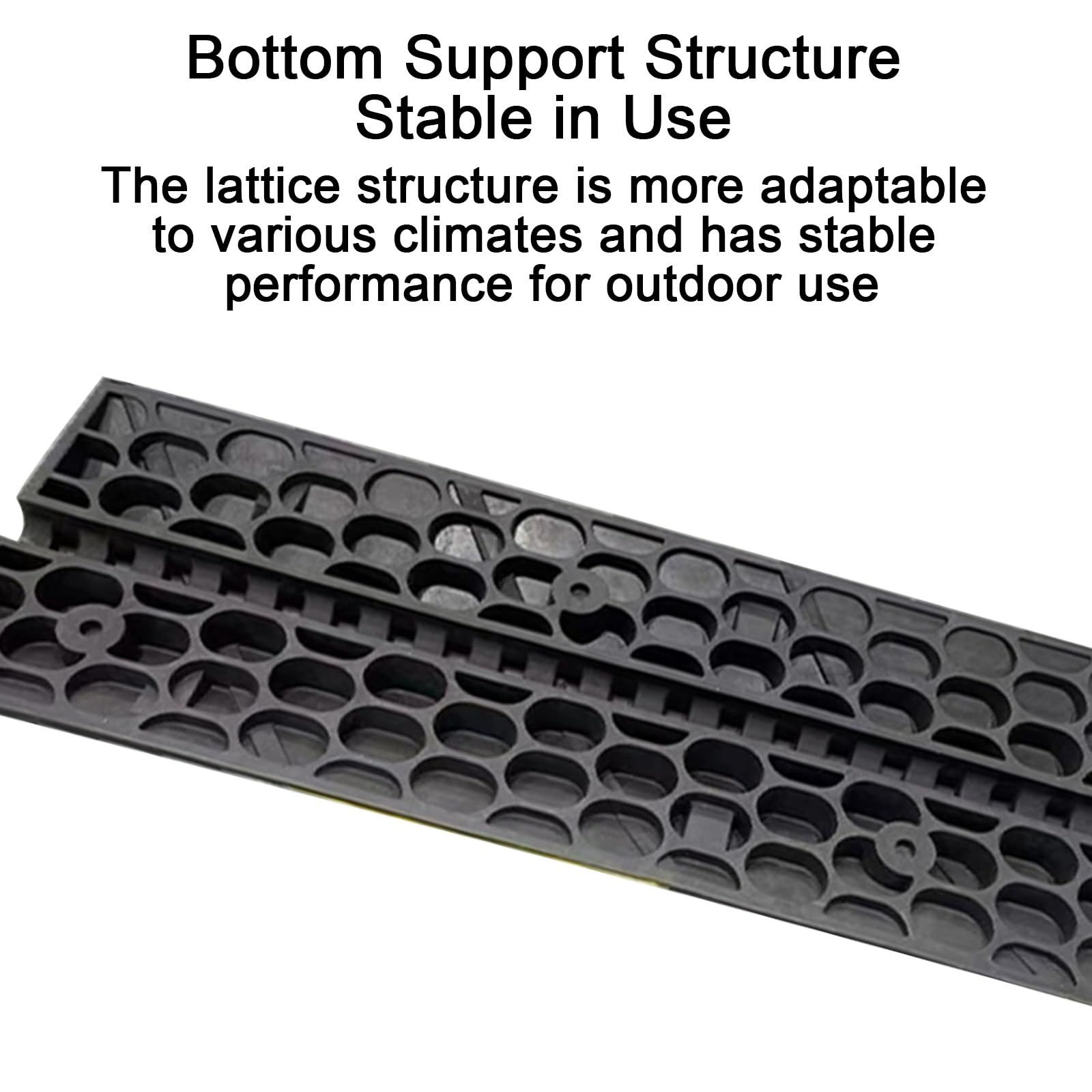 Pasacables Suelo, Protector de Cables, Reductor de Velocidad de 1 Canal, Material de Goma, Capacidad de Carga Nominal de 2 T