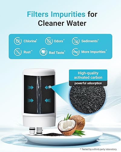Miniatura 3 de AQUA CREST Filtro de agua para grifo, repuesto para filtro Brita, sistema de filtración de agua del grifo Brita Faucet 36311, FR-200, filtro