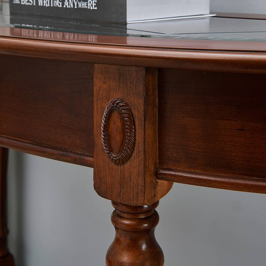 Amazon.com: MODERION Solid Wood Console Table with Storage