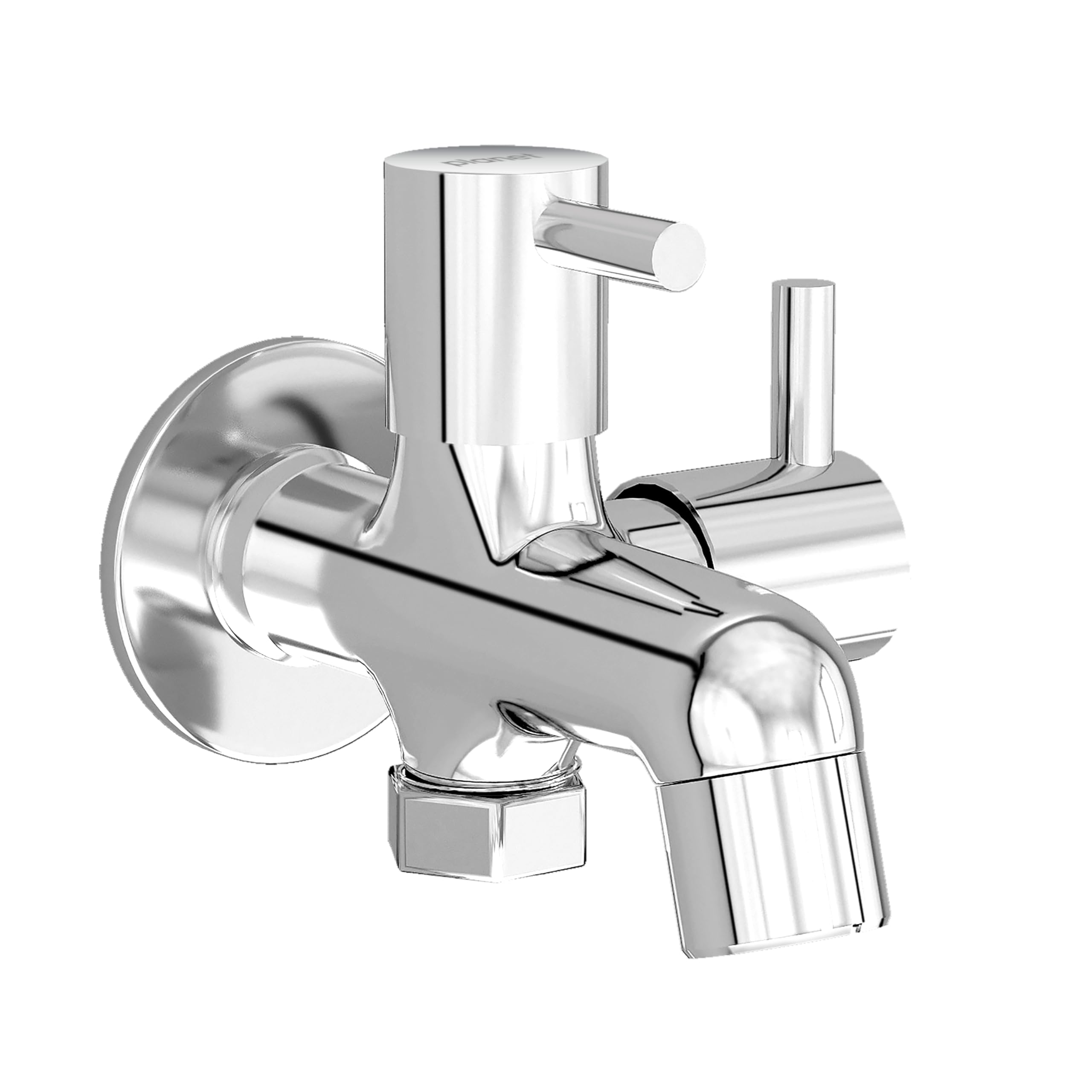 Plantex Two Way Bib Cock Tap with Water Saving Nozzle Attachment/Compatible for Washing Machine/2 in 1 Bib Tap with Wall Flange and Teflon Tape-(MKS-1275-Chrome)-image-40
