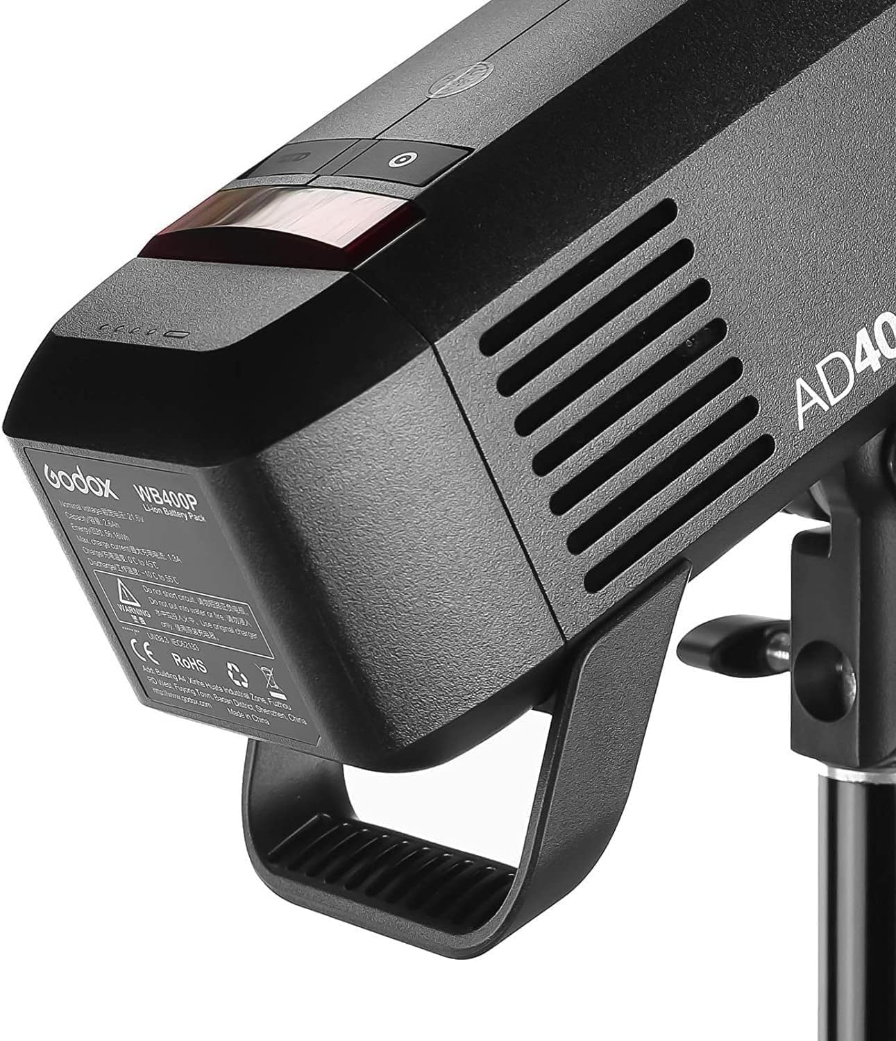 GODOX WB400P Batería de Repuesto,390 Full Power,Batería de Iones de Litio de 2600mAh 21,6V Compatible con AD400 Pro AD400Pro AD400Pro II AD400ProII Flash Estroboscópico Flash Exterior Todo en uno