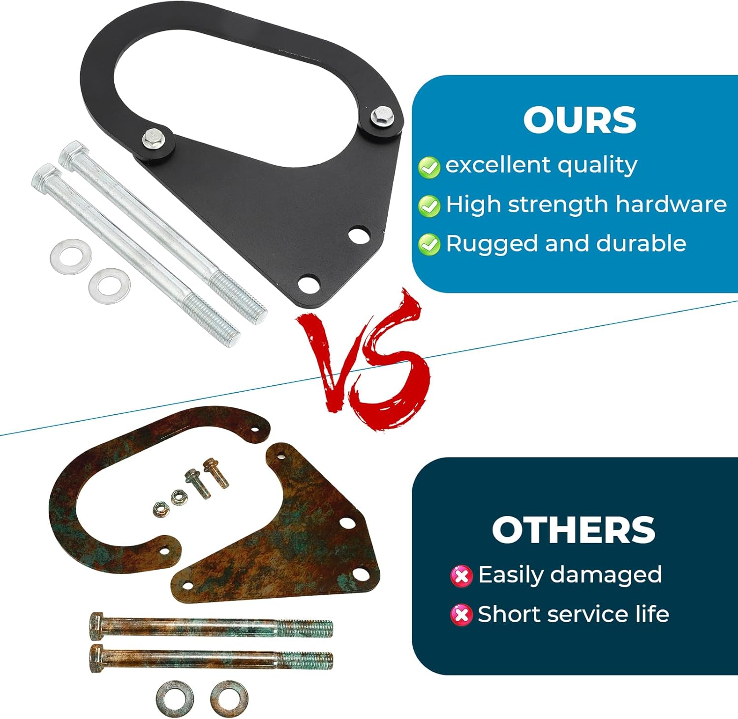 Front Driveshaft Loop Protection Kit, Drive Shaft Loop for Dodge Ram 2500 2003-2013 & Dodge Ram 3500 2003-2012 Pickup Trucks