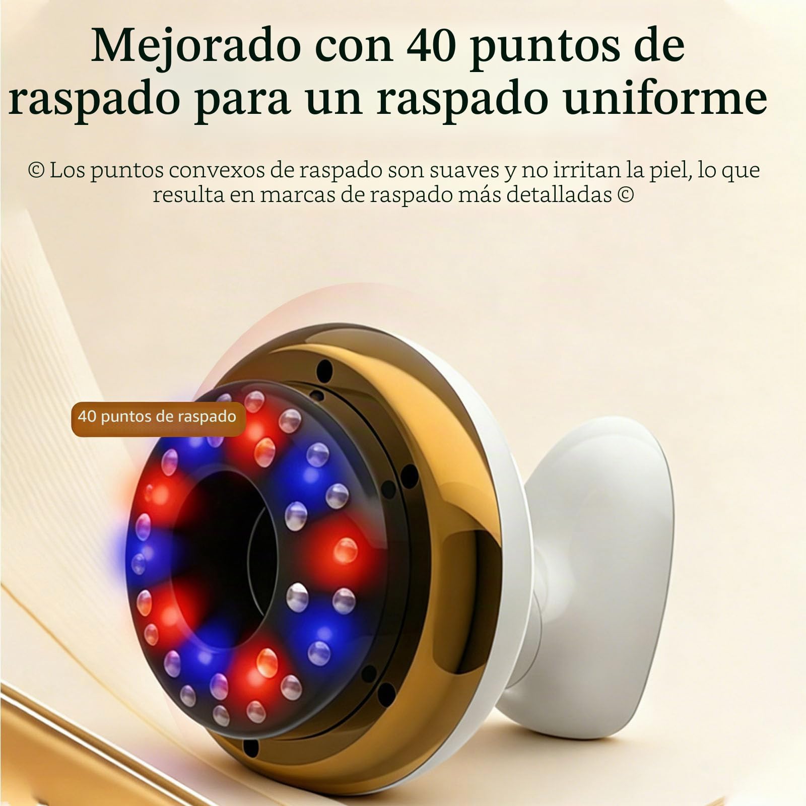 Maquina CelulitisReduce la Apariencia de Celulitis, Masajeador de Grasa Corporal de Mano Ajustable, Portátil y Recargable