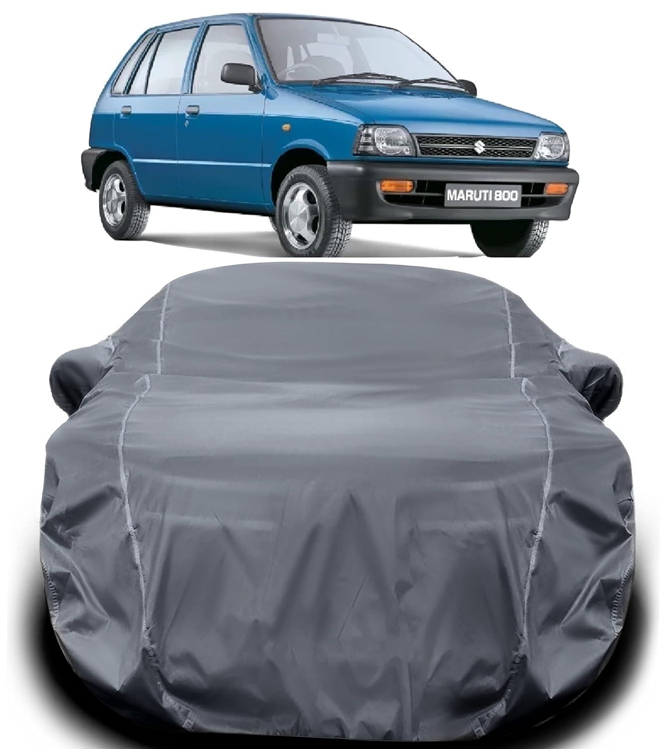 AUCTIMO® Maruti 800 Car Cover Waterproof Maruti 800 Cover Waterproof