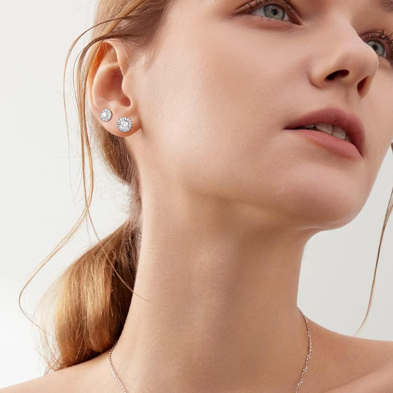 Bow Earrings for Women Simple Shiny Gold Silver Cute Dainty Earrings Tarnish Free Hypoallergenic Chunky Bow Jewelry Gifts for Her - Image 4