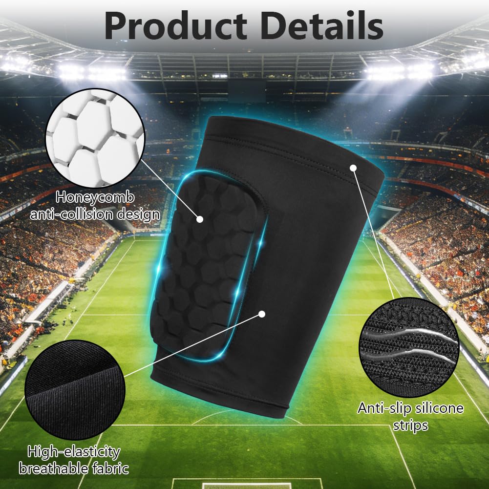 AYBUY 1 Paire Protege Tibia Foot Enfant, Protège Tibia Foot Antichoc Shin Defender Guards, Protections de Football Anticollision Cellulaire, pour Le Football, Le Basket-Ball - 3