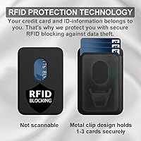 Vista 9 de Cartera magnética compatible con MagSafe para iPhone 17, 16, 15, 14, 13, 12 Pro Max Plus, sin recortes, tarjetero seguro Mag 3 para teléfono celular