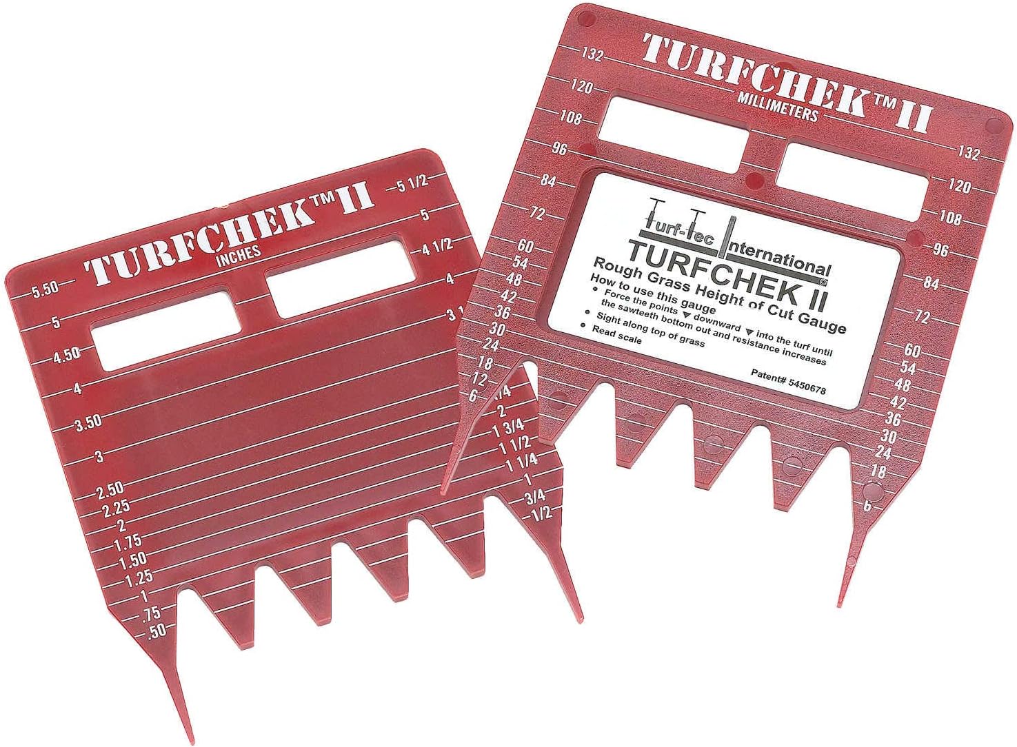 Turfchek II Rough Grass Height Cut Gauge