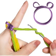 Handmade Crochet Tension Ring For Finger, Yarn Tension Ring For Crochet, Christmas Gifts For Crocheters, Knitters, Birthday Gifts For Mom
