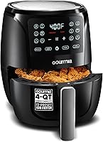 Vista 11 de Gourmia GAF686 - Horno freidora de aire de 6 cuartos de galón con pantalla digital, con 12 preajustes de cocción de 1 toque, cesta XL, potencia