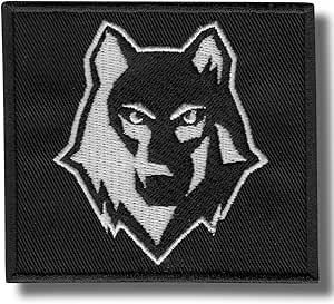 VEGASBEE Lone Wolf Aufnäher - 30,5 Cm Biker Rocker Patch