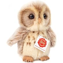 Teddy Hermann 94170 Owl Light Brown 16 cm, Soft Toy