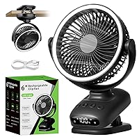 WUQNGI Mini Ventilatore Portatile,10000mAh Silenzioso Ventilatore da Tavolo,USB Ventilatore