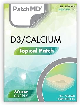 PatchMD - D3/Calcium Plus Topical Patch - 30-Day Supply
