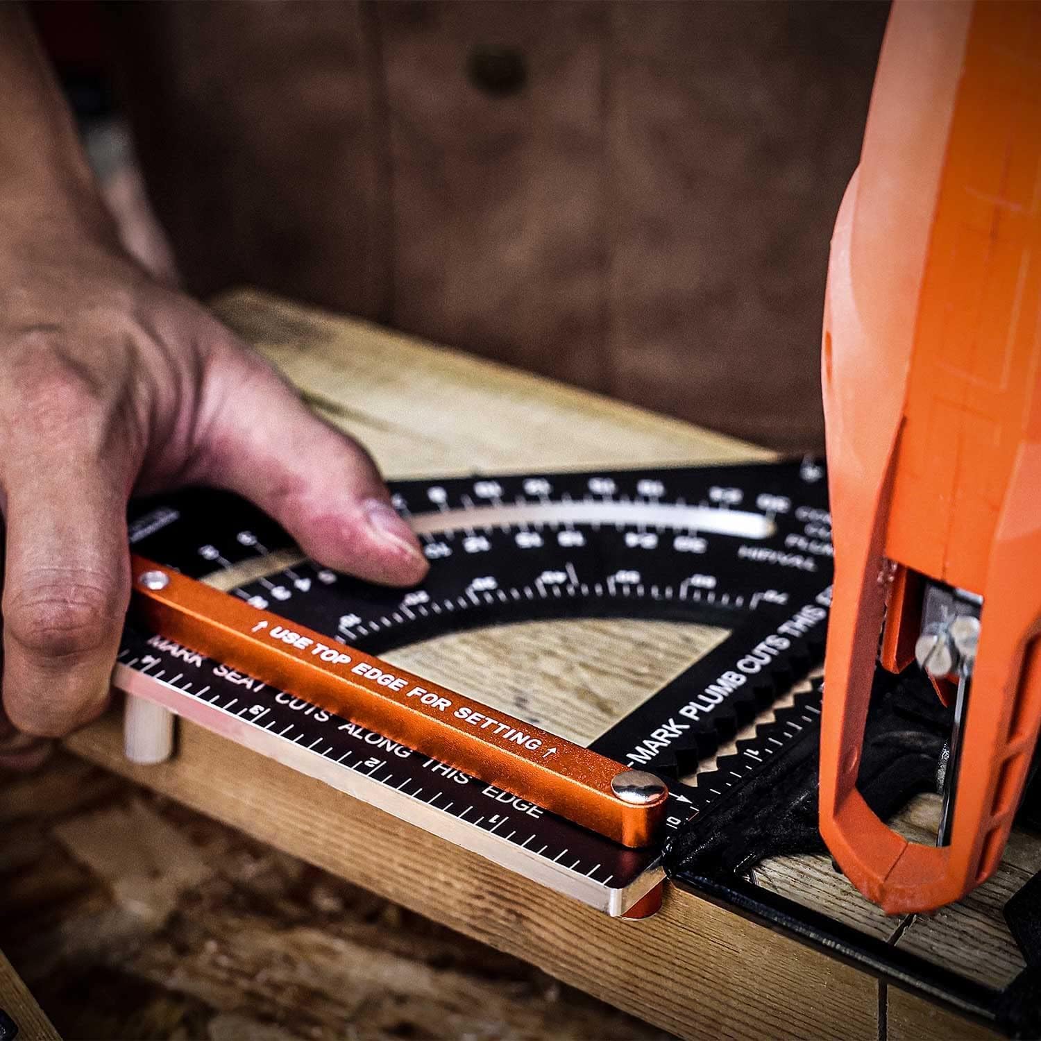 Vanquish Rafter Square and 2 Pack Mini Bar Clamps for Woodworking