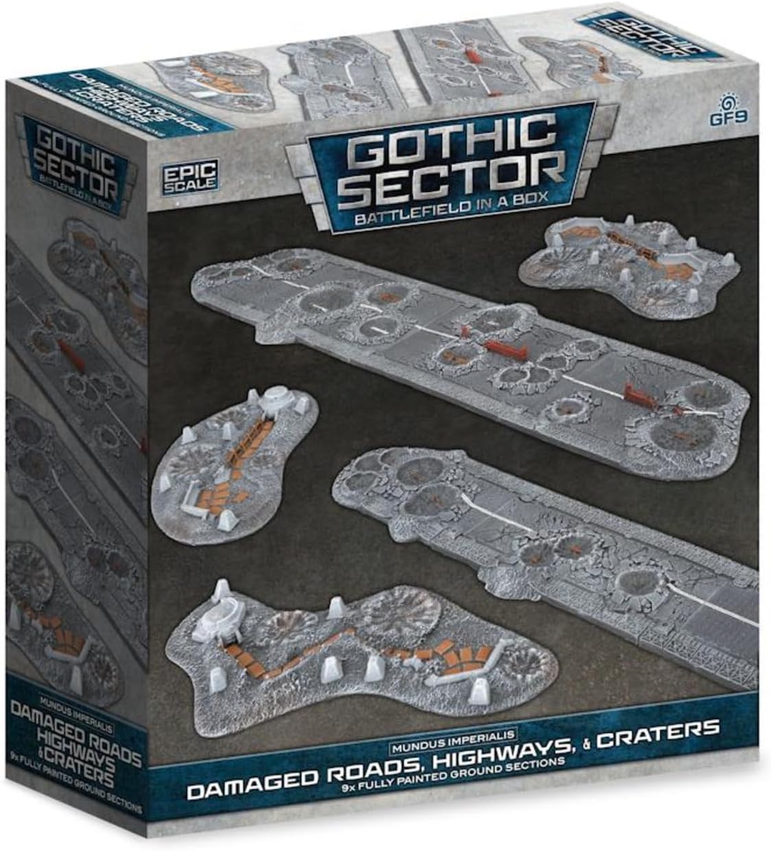 Mundus Imperialis - Highways, Roads and Craters (Damaged x9)