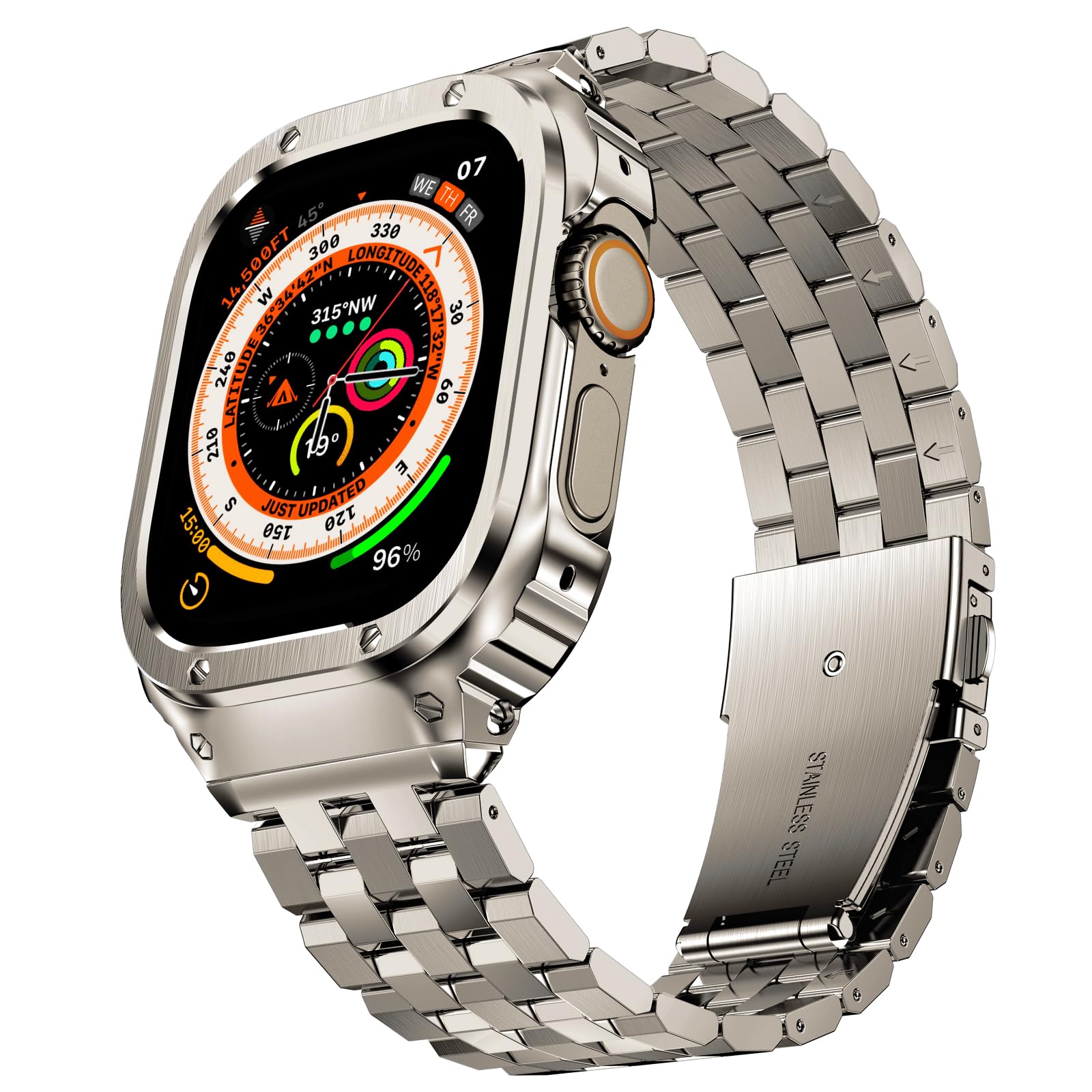 SUPLINK for Apple Watch Ultra 2 Band/ 1/ Apple Watch Ultra 3 Bands 49mm Men