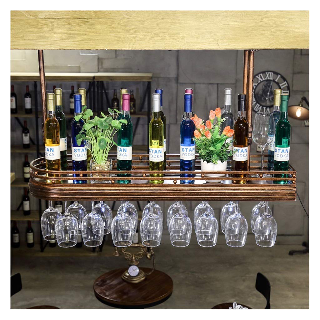 Armoire à vin suspendue lumineuse pour un apéritif convivial dans votre salon