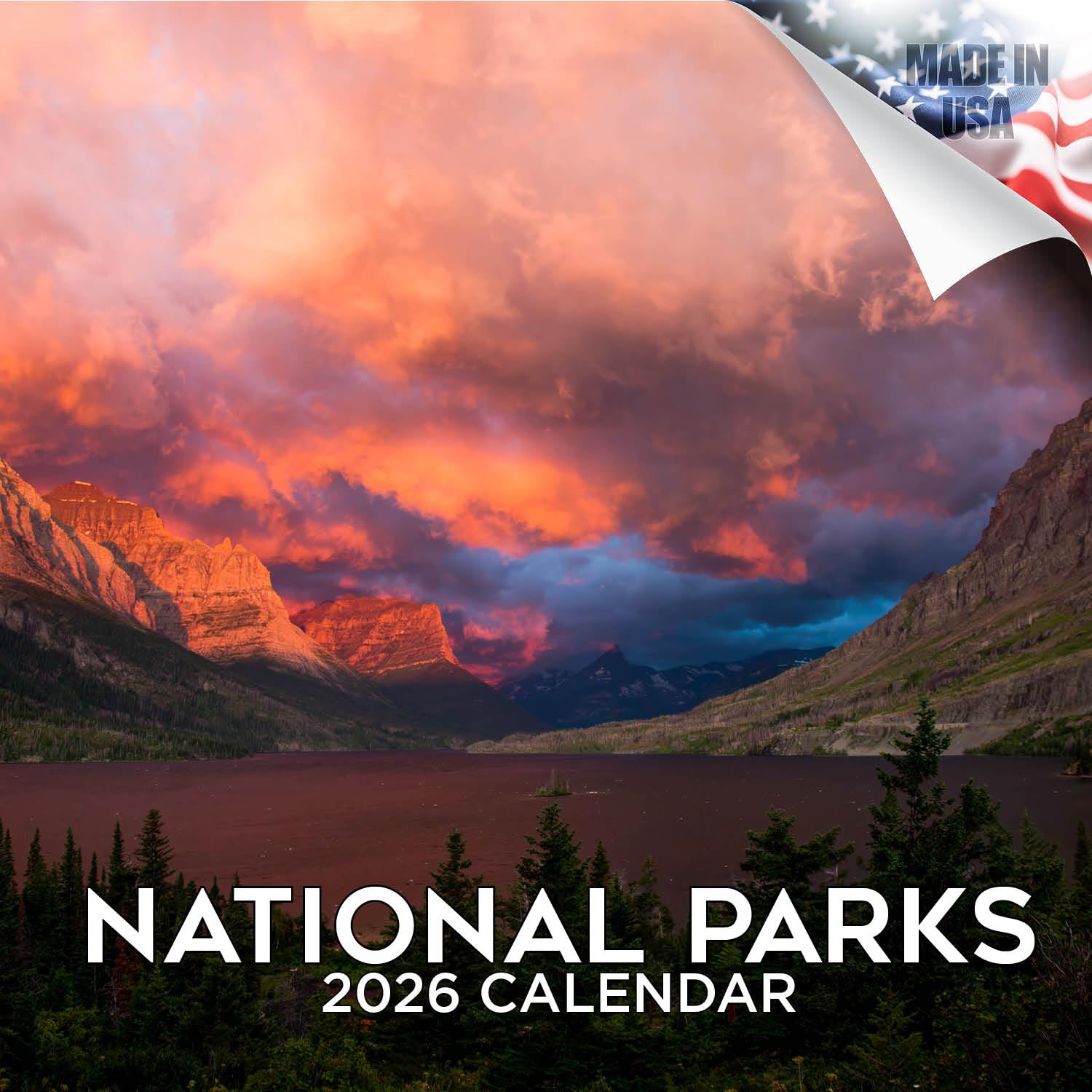 Snapklik.com : 2025 2026 National Parks Calendar Monthsly Wall Planner
