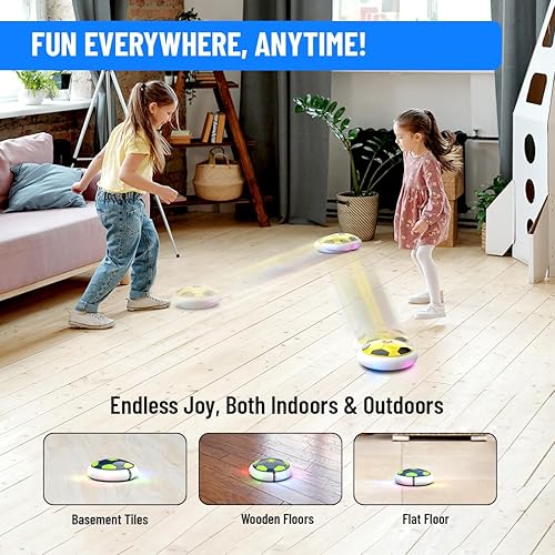 Miniatura 9 de Mirana Fútbol flotante con batería recargable por USB, para interiores, fútbol aerotáutico profesional, juguete divertido original fabricado en la