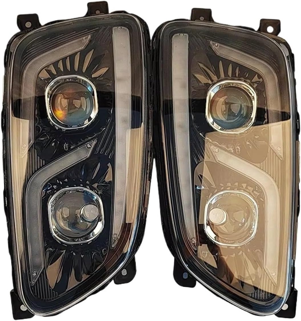 HINO 700P P11C SS2P FS2P 2008年モデルに適合。LEDフロントヘッドライト。ペア。