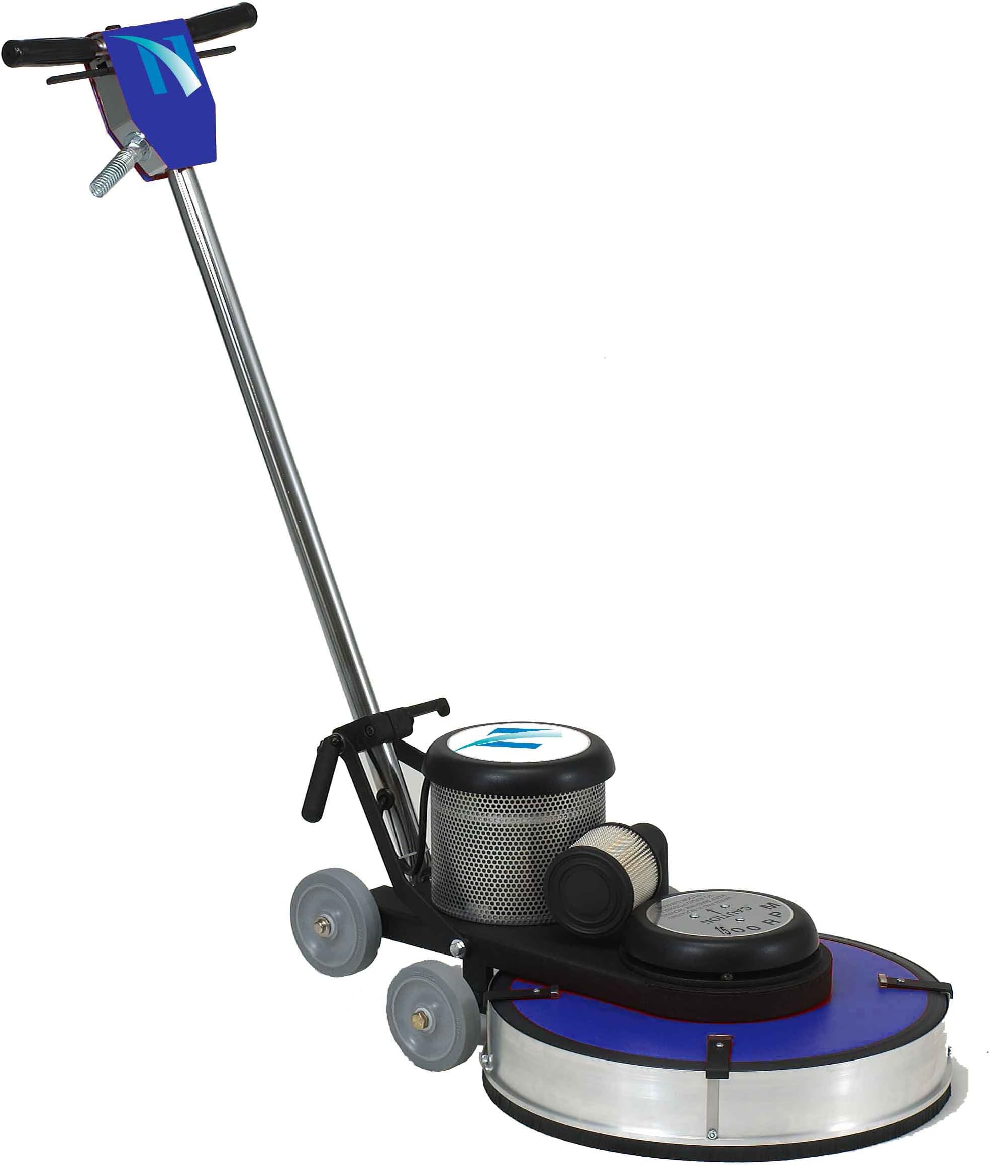 NaceCare NA1520 Heavy Duty Steel High Speed Floor Burnisher, 20" Brush, 1500 RPM, 1.5HP, 50' Power Cord Length